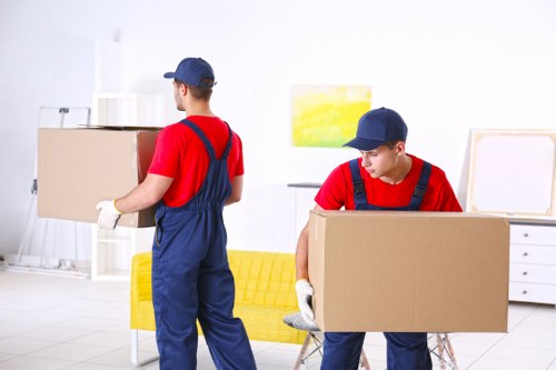 Customer making a storage booking at Brent Storage
