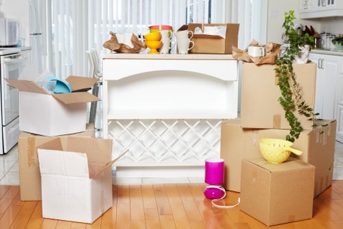 Customer following safe manual handling practices with storage items