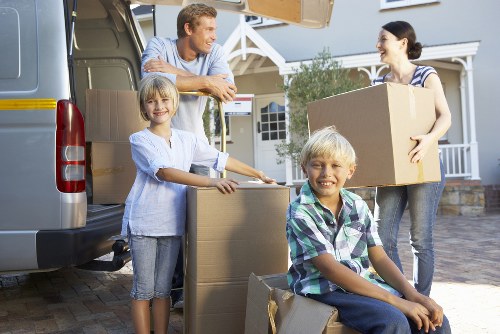 Packing and organizing items for student storage in Brent