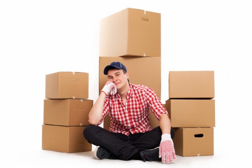 Productive Brent office with efficient storage arrangement