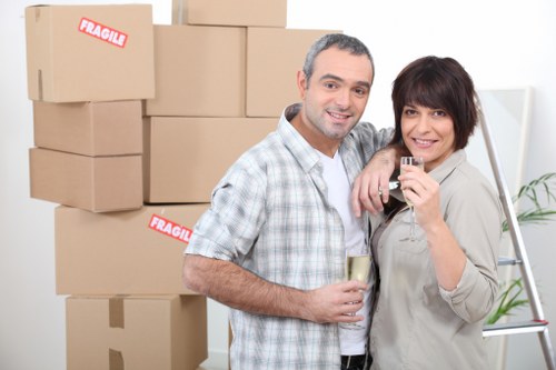 Personal belongings stored safely in Brent